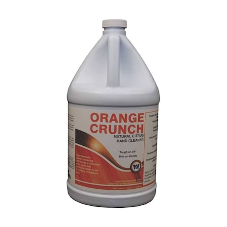 Warsaw Chemical Orange Crunch Hand Cleaner, Citrus Scent, 1-Gallon, 4PK 21821-0000004